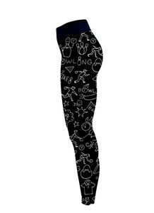 Leggings de sport pour femmes, décontractés, en coton/bambou, imprimé léopard, respirants, taille haute, longueur genou, sans couture, pour yoga, gym, fitness - Product Image 6