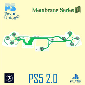 Pièces de manette PlayStation 5 2.0 très demandées : Film carbone, clavier conducteur, potentiomètres rotatifs, réparation de membrane - Product Image 3