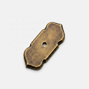 Trending Brass Back Plate Durable Classic Design Furniture Hardware <b>Black</b> <b>Matte</b> Finish Pulls Use Door Drawer Dresser Home Office - Product Image 4