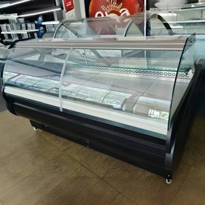 <span class=keywords><strong>Vitrina</strong></span> <span class=keywords><strong>Refrigerada</strong></span> de Acero Inoxidable de Alta Resistencia con Tapa Abatible, Iluminación LED Anticongelante para Exhibición de Frutas Frescas y Ensaladas - Product Image 2