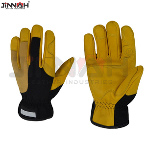 ถุงมือช่างหนังแกะปลอดภัยทนทานต่อแรงกระแทก - Product Image 6