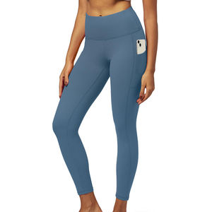 Soft Touch Yoga <b>Tights</b> for Women High Rise Gym Activewear <b>Nylon</b> Stretch Fitness Leggings All Season - Product Image 4