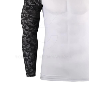 Camiseta de Entrenamiento de Manga Larga para Hombre, Sublimada, de Alta Calidad, Resistente a Desgarros, Material de Spandex y Poliéster, Secado Rápido, 220g - Product Image 4