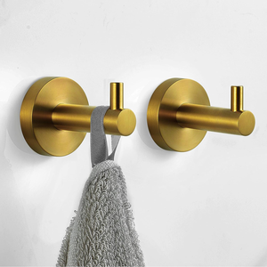 Brass <b>Hook</b> Holder New Arrival For Towel Hanger Bathroom <b>Kitchen</b> Living Room Used High Quality Custom home Storage Accessory - Product Image 6