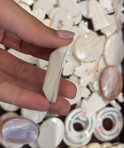 Conchas de Nácar Natural para Tallar, Piezas de Concha Marina con Forma Personalizada para Manualidades, Joyería y Decoración - Product Image 6