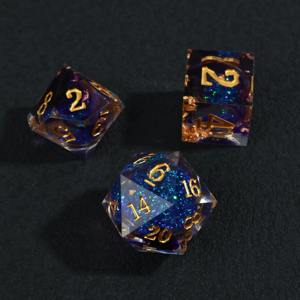 Ensemble de dés en résine de qualité supérieure, dés polyédriques en résine de haute qualité pour jeux de rôle sur table, accessoire de jeu professionnel, vente en gros - Product Image 3