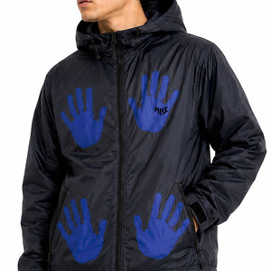 Fabricant de vêtements personnalisés, streetwear thermochromique, veste coupe-vent réactive à la chaleur et à l'eau, imperméable, pour hommes - Product Image 6