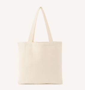 COTTON VOYAGE Customized Logo Printed 100% Cotton Canvas Tote <b>Bag</b> Silk Screen Printing High Quality <b>Medium</b> Zipper Shopping <b>Bag</b> - Product Image 2