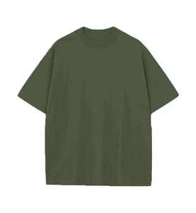 เสื้อยืดคอกลมแขนสั้นพิมพ์ลายดิจิตอลโลโก้ตามสั่ง เนื้อผ้าระบายอากาศ ไม่ยับ หนัก 320gsm ผ้าฝ้าย 100% เสื้อยืดผู้ชายแบบเรียบ - Product Image 1