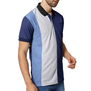 T-shirt de golf décontracté pour homme, impression numérique intégrale, broderie personnalisée du logo, matière polyester/coton, livraison rapide depuis le Pakistan - Product Image 4