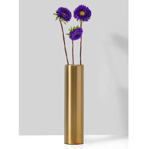 Jarrón Decorativo de Aluminio Hecho a Mano con Acabado Antiguo, Adorno Moderno para Mesa, Decoración Elegante para Interiores del Hogar - Product Image 1