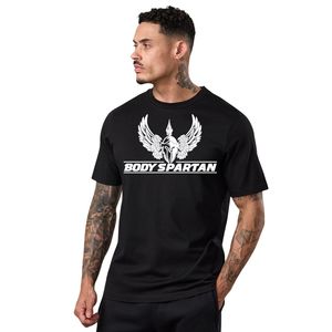 Camiseta de jersey negra premium con cuello redondo para hombre, manga corta, transpirable, ligera, atlética, para correr, fitness, gimnasio, entrenamiento, informal - Product Image 1