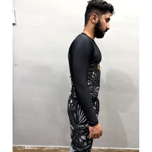 Maillot de combat personnalisé anti-UV respirant par sublimation pour MMA BJJ Grappling – Vente en gros, Fabricant OEM, Faible MOQ, Impression intégrale - Product Image 4