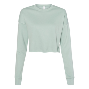 Trendy Women’s Oversized Crop Sweatshirt Long Sleeve Soft Fleece Casual Pullover Streetwear Fashion - Product Image 1