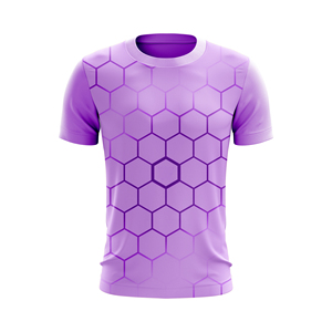 Camisetas para Hombre en Diferentes Colores, Tallas y Estampados - Tejido de Spandex/Poliéster, Tie-Dye en la Parte Delantera, Estampado, Manga Corta, Cuello Redondo - Product Image 1