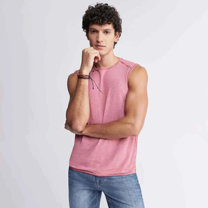 Hot Sale Sleeveless <b>Shirts</b> Streetwear Sleeveless <b>Shirts</b> Cotton Made Best Selling Sleeveless <b>Zip</b> Blouse Soft Cotton Blend Casual - Product Image 4
