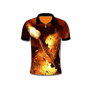 New high quality hot selling Men's Half zip t-shirts of good quality factory wholesale <b>Dart</b> Jersey - Product Image 2