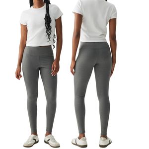 Leggings de Yoga Personalizados al por Mayor para Mujer, Cintura Media, Transpirables, Antibacterianos, Sin Costuras, Gruesos, Pantalones de Entrenamiento Midi, Levanta Glúteos, Talla Personalizada - Product Image 5