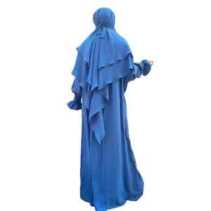 Abaya Musulmana Moderna Informal de Lujo con Botones Delanteros para Mujer, Estilo Dubái, Vestido Maxi Islámico Modesto, de Secado Rápido, Ligero y Transpirable - Product Image 6