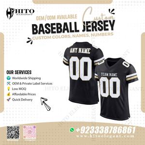 เสื้อกีฬาเบสบอลผ้าตาข่ายผ้าแห้งแบบมืออาชีพเสื้อคอวีระบายอากาศได้ดีขนาดพลัสไซส์ - Product Image 2