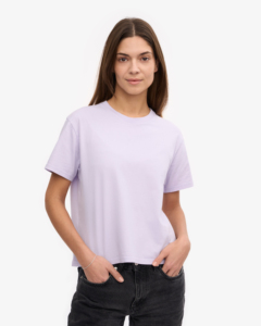 Camiseta de Cuello Redondo para Mujer, Último Diseño Exclusivo, Ajustada, Informal, Transpirable, 100% Algodón, en Oferta - Product Image 3