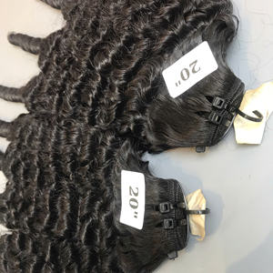 Extensiones de cabello humano vietnamita Fancy Curl, paquete de cabello liso natural, cabello tejido - Product Image 5