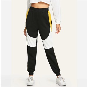 Pantalon de jogging décontracté pour femme, bleu clair, coupe large, en molleton, taille haute élastique, en coton doux, longueur intégrale, idéal pour le printemps - Product Image 6