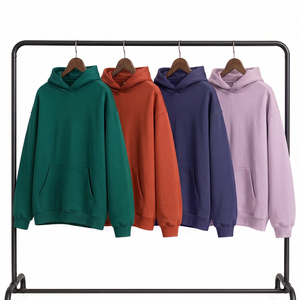 Sweat à capuche épais et oversize pour homme, style streetwear décontracté, hip-hop, universitaire, pour l'hiver, usage quotidien, extérieur, avec impression en relief - Product Image 4