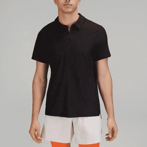 Custom Men <b>Polo</b> T-Shirt Summer <b>Polo</b> <b>Zipped</b> <b>up</b> Shirt for Men Sport Street Wear Solid Color Fashionable Breathable <b>Polo</b> T -Shirt - Product Image 1
