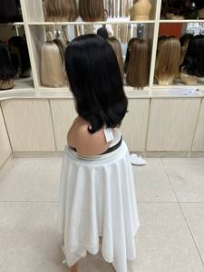 Pelucas sin pegamento de cabello humano virgen chino al por mayor, pre-arrancadas, transparentes HD para pelucas de encaje frontal Bob Wave - Product Image 3