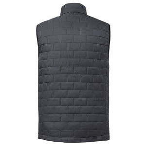 Gilet en duvet pour hommes, hiver, extérieur, sans col, léger, matelassé, sans manches, avec logo, service OEM disponible - Product Image 6