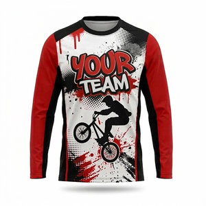 เสื้อเจอร์ซีย์มอเตอร์ครอส BMX คุณภาพพรีเมียม ขายส่งจากผู้ผลิต รับผลิตตามสั่ง เสื้อโอเวอร์ไซส์สำหรับขี่ออฟโรด - Product Image 1