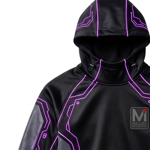 Sudadera Profesional para Sublimación con Logotipo Personalizado, Estampado Completo, Sudadera con Capucha de Forro Polar para Hombre, Ropa Urbana, Servicio de Marca - Product Image 3