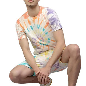 Mens T-Shirt & <b>Short</b> Set Custom logo Summer Casual Wears OEM Service Hot Sale Men Two Piece <b>Short</b> Sets Shirt and <b>Shorts</b> Set - Product Image 4
