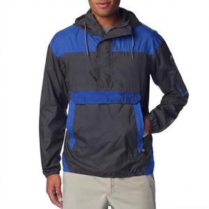 Chaqueta Cortavientos con Capucha para Hombre, Diseño Color Block, Cierre de Cremallera, Casual, para Exteriores, Resistente al Viento, para Otoño y Primavera - Product Image 4