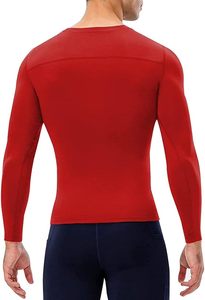 Men's Compression Long Sleeve Performance Shirt Premium Quick Dry Compression Base <b>Layer</b> <b>Top</b> Men's Athletic Compression Training - Product Image 3