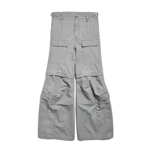 Pantalones Cargo Casuales Rectos de Algodón Ripstop para Hombre, Cintura Media, con Rodilla Desmontable, Venta al Por Mayor - Product Image 1