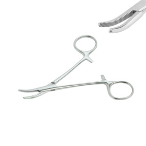 Pinzas Spencer Wells de 8 Pulgadas Curvas de Acero Inoxidable, Instrumento Quirúrgico Hemostático - Product Image 2