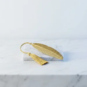 Premium Elegant Gold Feather Metal <b>Bookmark</b> Luxury Craft <b>Bookmark</b> for Books Journals Planners Students Readers Gift - Product Image 5