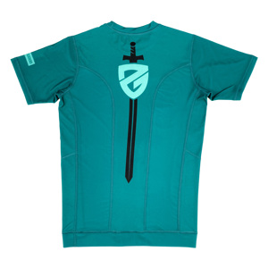 Men's Eco-Friendly Anti-Bacterial Anti-UV Breathable Rash Guard BJJ Fitness Compression Wear Short Sleeve Quick Dry - Product Image 2