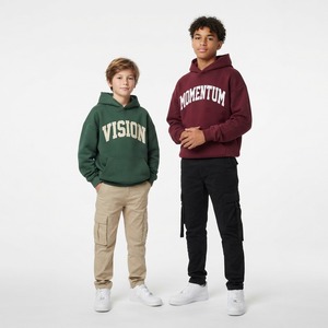 Couleur unique, style optimal, qualité supérieure, veste d'hiver pour homme, fermeture éclair quart de tour, poche en polaire, 100% coton biologique, séchage rapide, broderie, capuche - Product Image 1