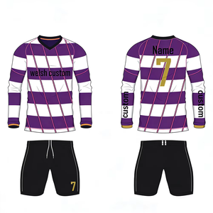Uniforme Deportivo de Fútbol para Hombre, Conjunto de Camiseta Transpirable, Ligero, Duradero, de Secado Rápido, Ropa Deportiva para Equipo - Product Image 1