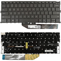 Clavier d'ordinateur portable américain neuf pour Dell XPS 13 9300 9310 P117G 0JY8HN NSK-QJ0BC 0F PK132Q13A17, accessoires de clavier rétroéclairé
