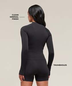 เสื้อแจ็คเก็ตทรงสกินนี่แบบซิป ยืดได้สี่ทิศทาง รุ่นซอฟท์สคัลป์ - Product Image 4