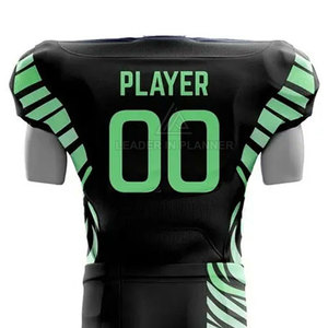 เสื้อฟุตบอลอเมริกันแบบขายส่งสำหรับผู้ใหญ่ ผ้าทวิลล์ระบายอากาศได้ดี คุณภาพสูง ผ้าสั่งทำพิเศษ แบบอเมริกัน - Product Image 5