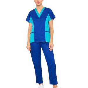 Ensemble de blouses médicales respirantes en jersey de coton/polyester de haute qualité pour hommes, uniforme médical, tenues d'hôpital – Vente en gros 2026 - Product Image 1