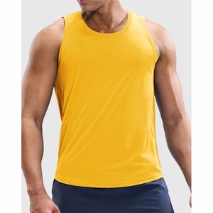 Service OEM ODM disponible, débardeur pour homme de haute qualité pour la salle de sport et la remise en forme, 100% polyester, anti-UV, séchage rapide, à prix raisonnable - Product Image 4