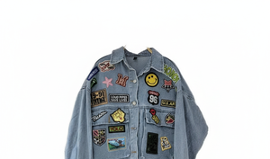 เสื้อแจ็คเก็ตยีนส์ทอแบบวินเทจ เป็นมิตรกับสิ่งแวดล้อม ระบายอากาศได้ดี สำหรับผู้หญิง สีซีดอ่อน สไตล์ลำลอง ติดกระดุม ทรงปกติ ใส่ได้ทุกฤดูใบไม้ผลิ ฤดูร้อน ฤดูใบไม้ร่วง ฤดูหนาว - Product Image 3