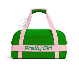 Alpha | Kapa | Alpha Sorority Duffel <b>Bag</b> Women's Spacious Weekender <b>Bag</b> Nylon Greek Letter Overnight Luggage <b>Gym</b> And Travel <b>Bag</b> - Product Image 1