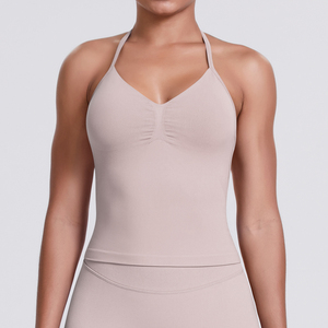 Camiseta Deportiva de Moda para Mujer, Tejida, Sólida, Transpirable, de Secado Rápido, para Correr al Aire Libre, Fitness, HECHA POR BS - Product Image 6